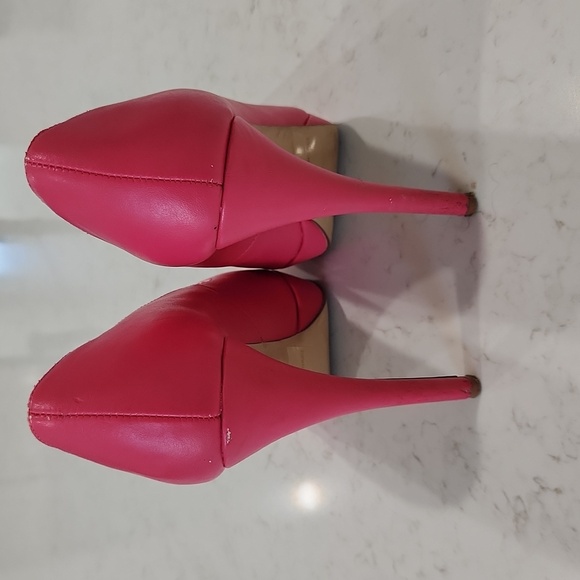 Hot Pink Platfrom Heels Size 9 - Picture 5 of 6